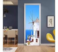 Adesivi Murali Per Porte 3D Peel And Stick- Paesaggio Di Architettura Della Casa 90 X 200 Cm -Decalcomanie Per Porte Rimovibili Vinile Impermeabile Carta Da Parati Autoadesiva Decorazioni -90041657