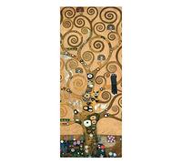 Adesivi Murali Per Porte Interne Legno, Adesivo da parete Decalcomania per camera da letto Home Decor Impermeabile, Aggiornamento in vinile Premium rimovibile, Klimt pittura a olio albero della vita