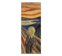 Adesivi Murali Per Porte Interne Legno, Adesivo da parete Decalcomania per la decorazione della casa della camera da letto Impermeabile, Aggiornamento in vinile premium, L'urlo Edvard Munch