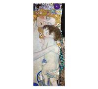 Adesivi Murali Per Porte Interne Legno, Adesivo da parete per camera da letto Decorazioni per la casa Impermeabile, Aggiornamento in vinile premium rimovibile, Gustav Klimt Le tre età della donna