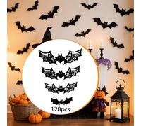 Adesivi murali pipistrello 3D di Halloween, decalcomanie da parete, oggetti di