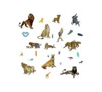 Adesivi murali - RoomMates - Il Re Leone - Vinile - 26 pezzi - Decorazione multicolore