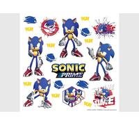 Adesivi Murali Sonic per Cameretta e Stanza dei Neonati, Stickers da Parete per Bambine e Bambini di AG Design | 30 x 30 cm | ADKS 3934