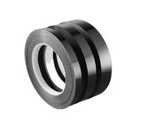 Adesivi murali, Striscia di bordatura in lamina autoadesiva multicolore 50 m x 0,5-2 cm(Black,L-2cm-50M)