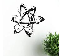 Adesivi murali sulla scienza atomica, materiali per la decorazione della casa, soggiorno, aule scolastiche, dormitori, adesivi per l'educazione fisica