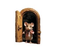 Adesivi Murali Tana Topo, 5 Pezzi Adesivi Murali Tana Topo per Camera, 3D Adesivis Muralis Tanas Topos per Soggiorno, Adesivis Muralis Animali Cartoni Animati, per Arredamento Casa