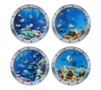 Adesivi murali Underwater Beauty at Your Fingertips 3D Underwater World