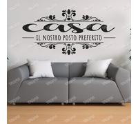 ADESIVI MURALI WALL STICKERS CASA IL NOSTRO POSTO PREFERITO