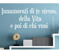 Adesivi murali wall stickers frasi Frida Kahlo adesivo da parete per muro amore