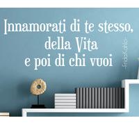 Adesivi murali wall stickers frasi Frida Kahlo adesivo da parete per muro amore