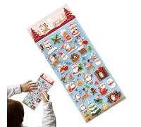 Adesivi Natale 3D | Adesivi Decorativi per Feste,Decalcomanie 3D Per Custodia Telefono | Per Bambini Adulti Custodia Telefono Quaderno Scrapbooking Diario Laptop Artigianato Omaggi Feste Premi Classe