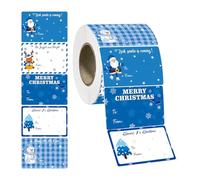 Adesivi natalizi - 400 etichette regalo di Natale | Adesivi in carta autoadesivi per organizzazione, 7,5 x 5 cm