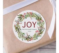 Adesivi natalizi personalizzati,Adesivi per etichette regalo di buon Natale,Etichetta natalizia personalizzata,Etichette personalizzate per etichette regalo di Natale (3,5 cm)