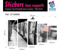 Adesivi New York Treno - Stampa 60 Modelli Stampa Decorazione Parete NY20