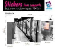 Adesivi New York Treno - Stampa 60 Modelli Stampa Decorazione Parete NY20