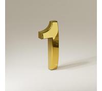 Adesivi Numeri Civici Autoadesivi 1,4/2/3/4 Pollici, Numero Porta Moderno In ABS, Dorato/argento/bronzo, Insegna Indirizzo Per Cassetta Postale, Per Uffici, Appartamenti(Gold 1,2In)