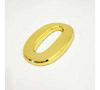 Adesivi Numeri Civici Autoadesivi 1,4/2/3/4 Pollici Numero Porta Moderno In ABS, Insegna Indirizzo Dorata Per Cassetta Postale, Decorazione Esterna, Per Stanza, Hotel, Appartamento, Ufficio(0,1.4In)