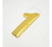 Adesivi Numeri Civici Autoadesivi 1,4/2/3/4 Pollici Numero Porta Moderno In ABS, Insegna Indirizzo Dorata Per Cassetta Postale, Decorazione Esterna, Per Stanza, Hotel, Appartamento, Ufficio(1,1.4In)