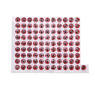 Adesivi Occhi Pesce 3D Professionali 8mm x 100Pz - per Esche Soft/Hard, Modellismo Navale, DIY Artigianato, Materiale Atossico e Anti-UV