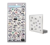 Adesivi Panda Per Bambini - Decalcomanie 3D Panda Per Diario, Simpatici Adesivi Per Bottiglie D'acqua, Agenda Per Notebook, Auto, Cellulare, Decorazioni Artigianali, Insegnanti Di Scuola, Studenti, Ad