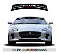 Adesivi parabrezza Racing compatibile con Jaguar F-Type