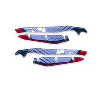 ADESIVI PARAMANI RESINA 3D COMPATIBILE CON HONDA TRANSALP XL750 APA-TRA (Ross White)