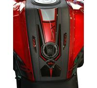 ADESIVI PARASERBATOIO MOTO 3D RESINATI COMPATIBILE CON BENELLI TRK 502 X - ROSSO