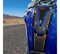 Resin Bike Adesivi Moto Compatibile con Suzuki V-Strom 650 XT ABS 2020-2021 Nero e Blu. Protezione Paraserbatoio da Urti e Graffi. Adesivo Resinato con Effetto 3D