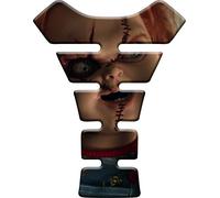 ADESIVI PARASERBATOIO TANKPAD RESINATO EFFETTO 3D - ADESIVI-STICKER 3D compatibile Tank Pad 3D , La Bambola Assassina Chucky,