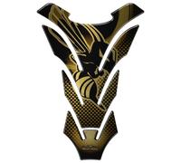 ADESIVI PARASERBATOIO UNIVERSALE MOTO 3D RESINATI COMPATIBILE HONDA HORNET ORO