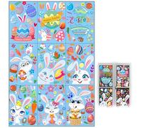 Adesivi Pasquali - Decorazioni per Vetrofanie Pasquali, Coniglietti Pasquali e Stickers Pasquali, il tuo complice per una Pasqua splendente!Adesivi per finestre pasquali，uova di Pasqua,regali di