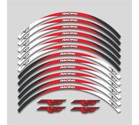 Adesivi Per Accessori Per Moto Da 17 Pollici, Cerchi, Pneumatici, Decalcomanie Impermeabili, Ruote, Set Di Nastri Riflettenti Per Aprilia RS 125, Per RS125
