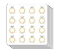 Adesivi per agenda di nozze con diamanti, 1,3 cm, per scrapbooking mensile, per bambini, fai da te, confezione da 208