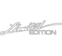 Adesivi per auto, decorazione della decalcomania dell'autoadesivo del paraurti automatico rimovibile della lettera di edizione limitata