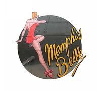 Adesivi per auto divertenti da 13 cm x 12,7 cm per Pin Up Memphis Belle Vinyl Car Wrap