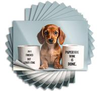 Adesivi per auto Lavoro finito, ma documenti in sospeso. Adesivi 10 pezzi adesivi per auto decalcomanie per auto (12 x 18 cm)