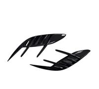 Adesivi Per Auto Per KIA Per Stinger 2018-2023 Paraurti Posteriore Spoiler Laterale Coperture Per Canard Effetto Fibra Di Carbonio Nero Lucido FIXCOR(Gloss Black)