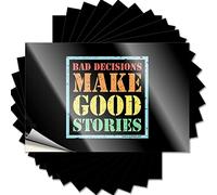 Adesivi per auto per uomini, Bad Decisions Make Good Stories, adesivi divertenti per garage, 10 pezzi, adesivi divertenti per scherzi per adulti (8 x 12 cm)