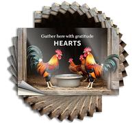 Adesivi per auto per uomini si riuniscono qui con gratitudine, cuori. 10 adesivi in bianco e nero segni sarcastici (12 x 18 cm)