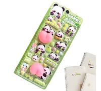 Adesivi per bambini, divertenti decalcomanie riutilizzabili, divertenti decalcomanie per album di ritagli, adesivi con animali, per compleanni, Natale, feste, aule, scrapbooking, artigianato