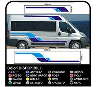 adesivi per CAMPER grafica in vinile decalcomanie Set Van RV Caravan Motorhome x 10 adesivi kit completo - grafica 12 (COLORI COME IN FOTO)