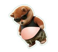 Adesivi per cani piccoli, morbidi per album di ritagli, adesivi con cucciolo con materiale resistente, accessorio decorativo con design divertente, gadget artigianali, adesivo per cani per