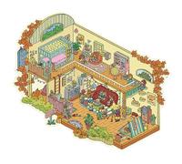 Adesivi per casa effetto 3D, adesivi 3D in miniatura per bambini, adesivi decorativi educativi, adesivi multifunzionali per abilità con gli occhi della mano, album di ritagli, grafico delle ricompense