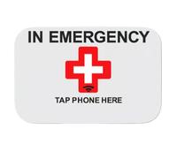 Adesivi per Casco | Adesivo di Sicurezza Impermeabile con ID e Allerta - Etichetta Auto con per Contatti e Informazioni - per Ciclisti Adulti Bottiglia e Attività Esterna