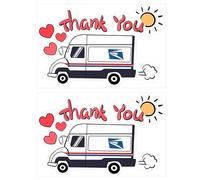 Adesivi per cassetta postale per esterni - Adesivi accattivanti per cassetta postale di ringraziamento | Uso interno ed esterno durevole per cassette postali, armadietti