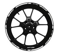 Adesivi Per Cerchi Da 17 Pollici Per Moto Per MT09 MT 09 MT-09, Strisce Riflettenti Per Mozzi, Set Completo Pacchetto completo di adesivi per cerchioni(Colore 29)