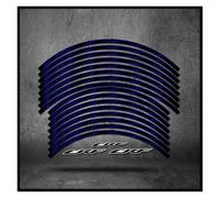 Adesivi Per Cerchi E Mozzi Moto CRF Adesivi Riflettenti Per CRF300 CRF250 CRF400 CRF450 CEF125F 18/21 Pollici(Blue)