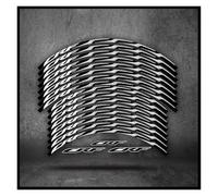 Adesivi Per Cerchi E Mozzi Moto CRF Adesivi Riflettenti Per CRF300 CRF250 CRF400 CRF450 CEF125F 18/21 Pollici(Gray)