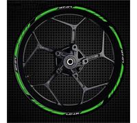 Adesivi Per Cerchi Moto Per MT07 MT-07, Strisce Riflettenti Per Cerchi Interni Ed Esterni, Set Completo Pacchetto completo di adesivi per cerchioni(Colore 15)