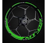 Adesivi Per Cerchi Moto Per MT09 MT 09 MT-09, Strisce Riflettenti Per Mozzi Ruota, Set Completo Pacchetto completo di adesivi per cerchioni(Colore 5)